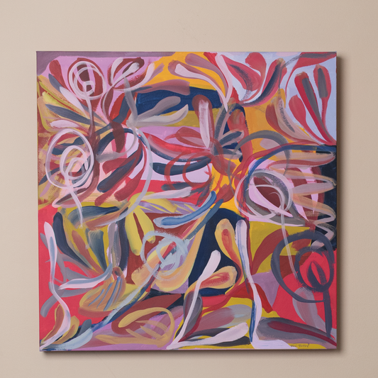 "Return Again" - Original Acrylic Painting on Stretched Canvas (24x24 inches)