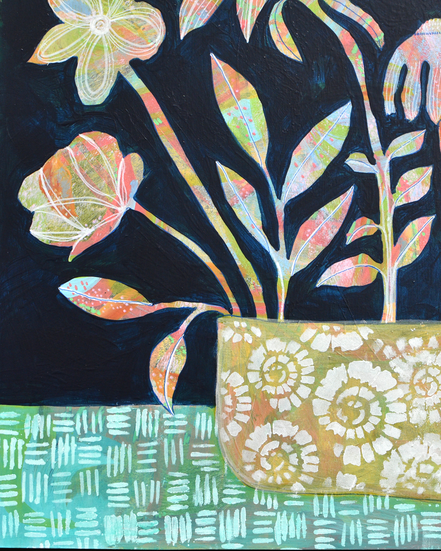 "Still Life Indecision" - Original Acrylic Painting on Wood Panel (16x20 inches)