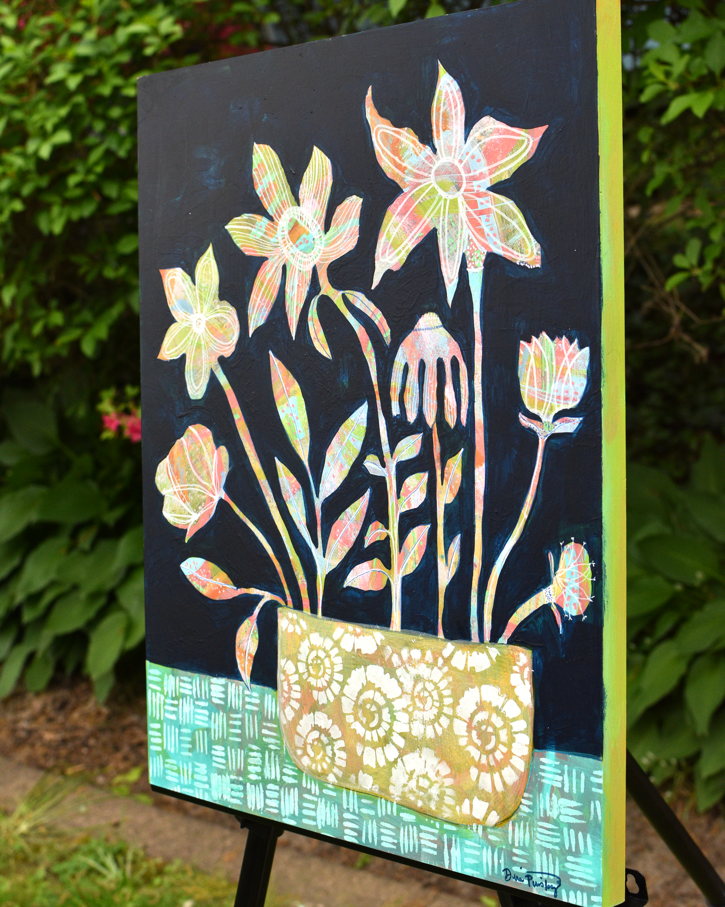 "Still Life Indecision" - Original Acrylic Painting on Wood Panel (16x20 inches)