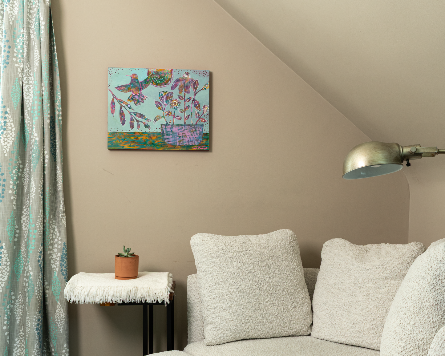 "A Cappella Summer" - Original Acrylic Painting on Wood Panel (20x16 inches)