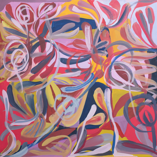 "Return Again" - Original Acrylic Painting on Stretched Canvas (24x24 inches)