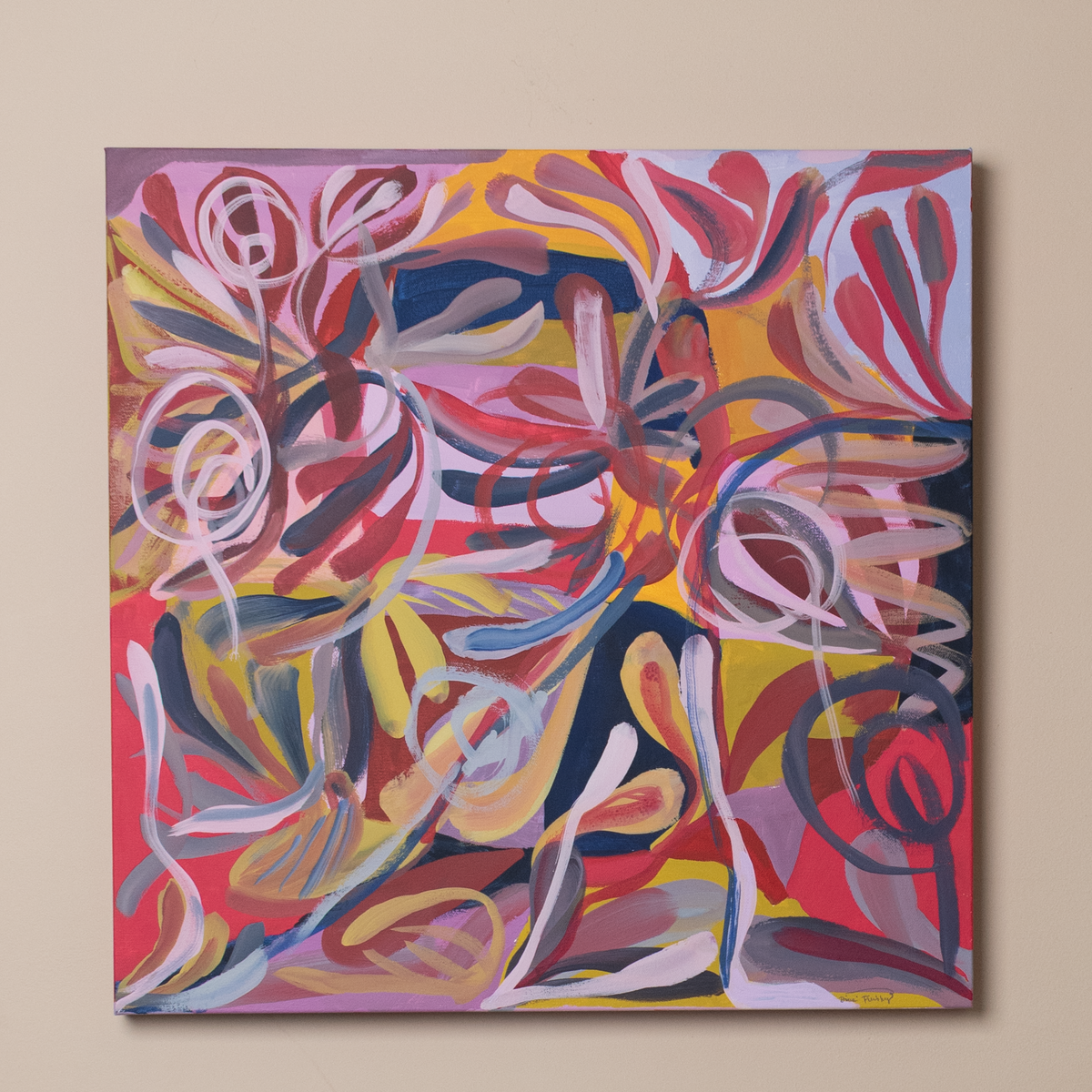 "Return Again" - Original Acrylic Painting on Stretched Canvas (24x24 inches)