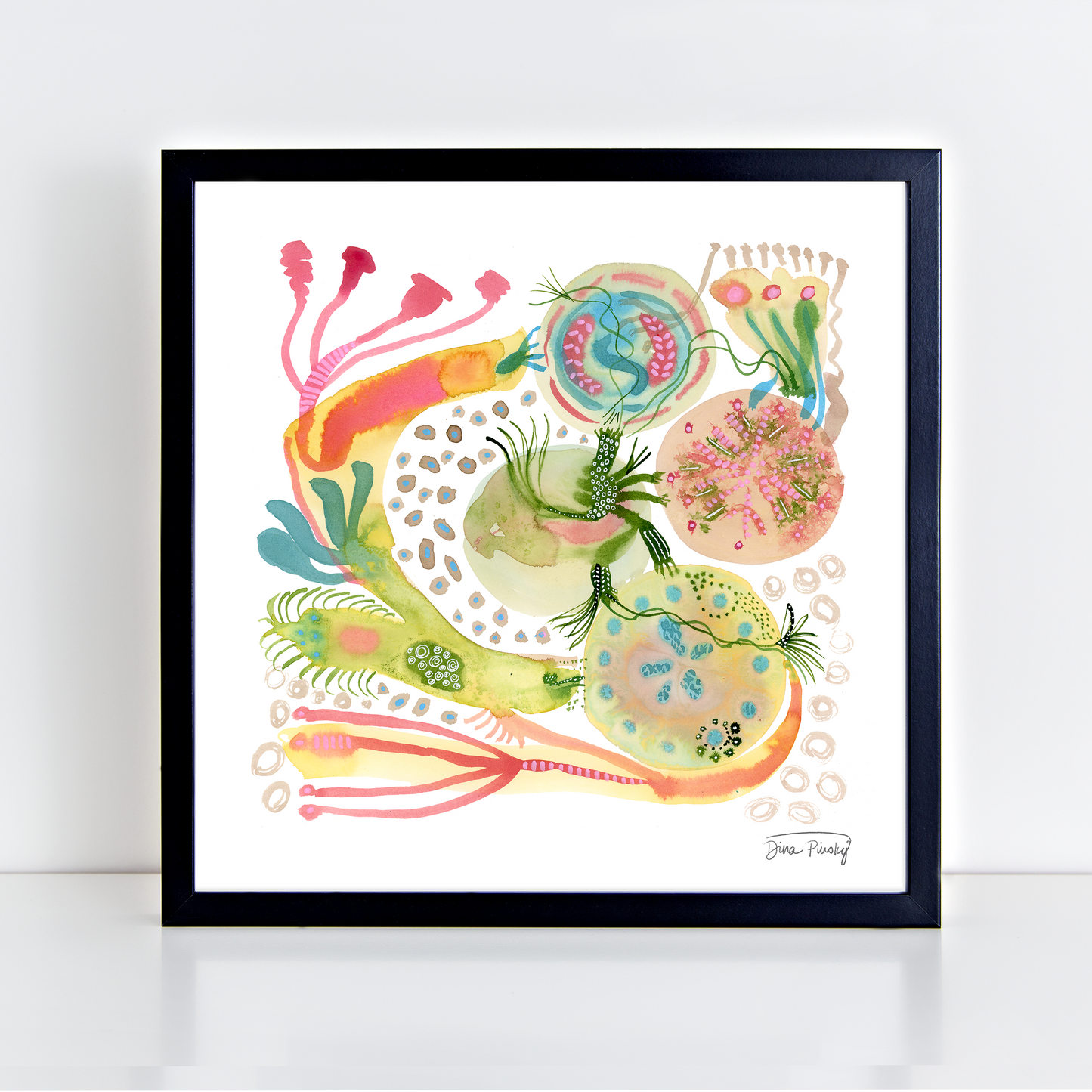 "Life is Magical" Abstract Mixed Media, Giclee Art Print on Paper