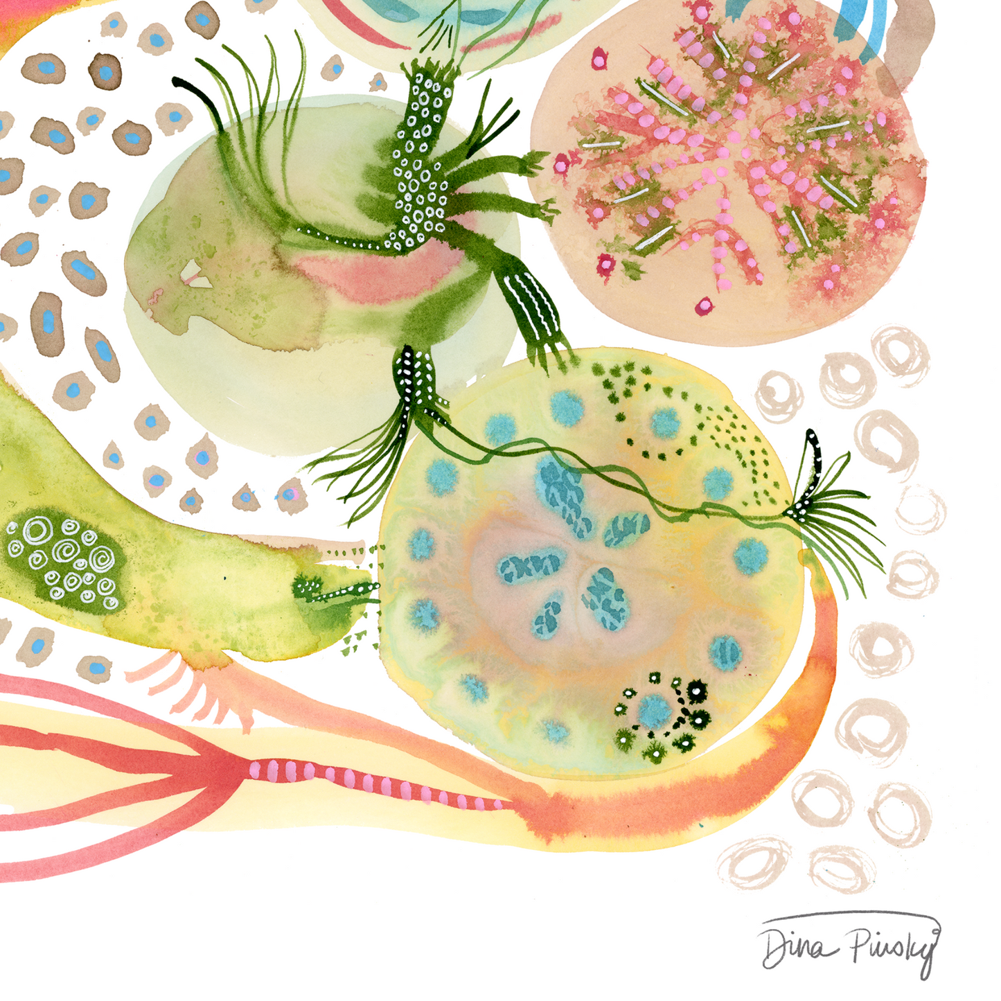 "Life is Magical" Abstract Mixed Media, Giclee Art Print on Paper